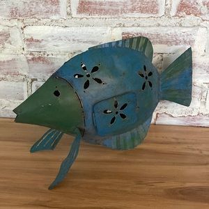 Fish decor, candle holder